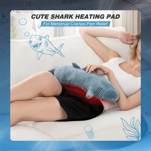Shark Plush Heat Therapy Pad