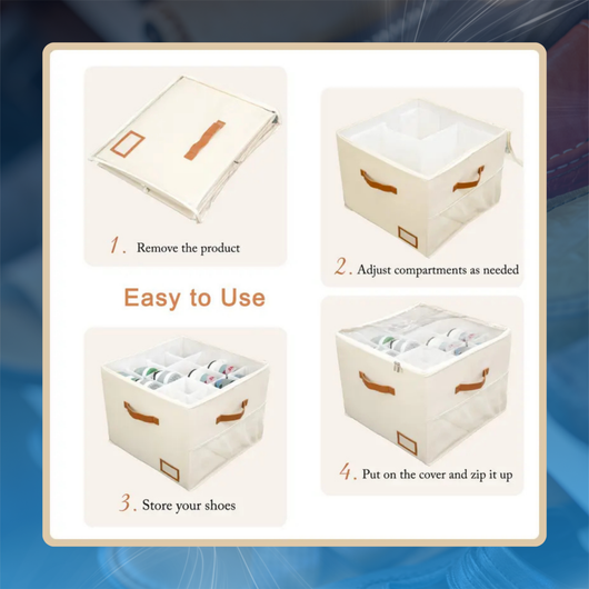 Foldable Shoe Organizer for Closet