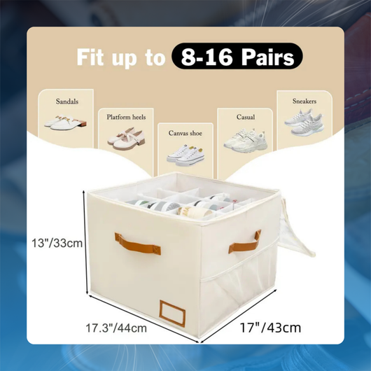 Foldable Shoe Organizer for Closet