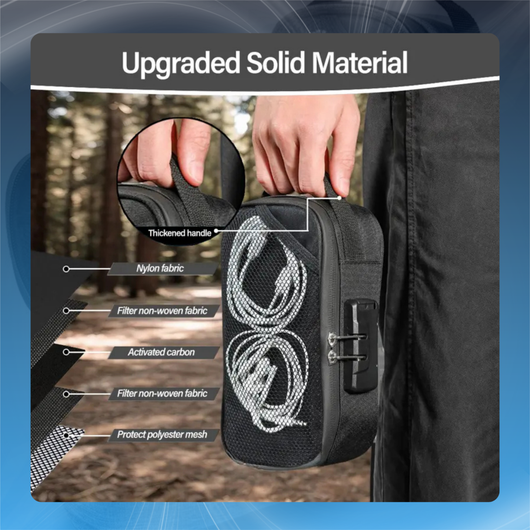 Portable Smell Proof Pouch with Lock