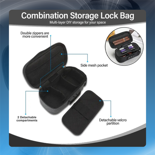Portable Smell Proof Pouch with Lock