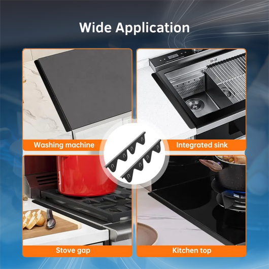 Retractable Heat Resistant Stove Gap Cover