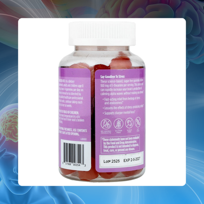 Premium L-Theanine Gummies – Calm, Focus & Mental Balance