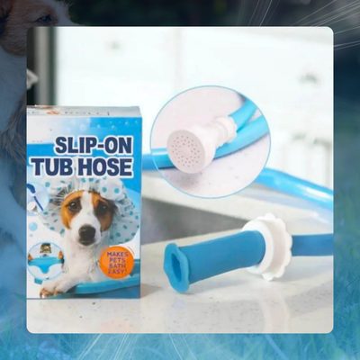 Slip-On Tub Faucet Sprayer with 5 ft Hose
