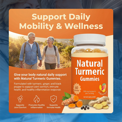 Natural Turmeric Gummies 500mg
