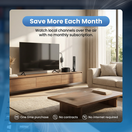 HDTV Antenna with Signal Amplifier