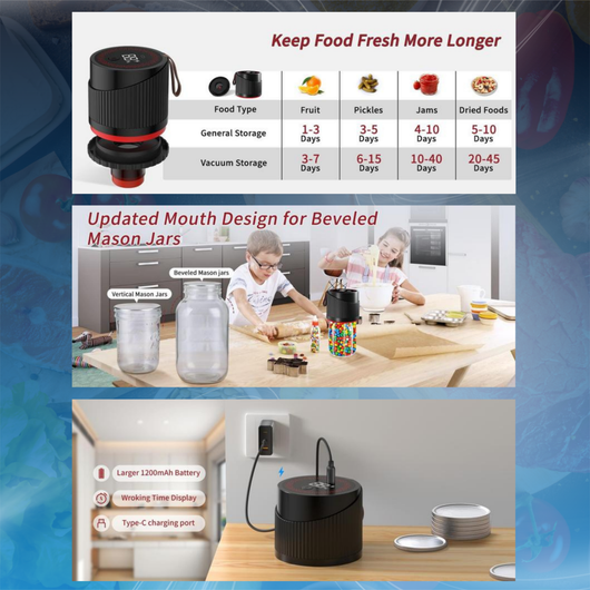 Portable Electric Vacuum Sealer