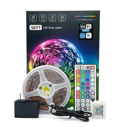 Smart Led Light Strip Work with Alexa & Google Assistant