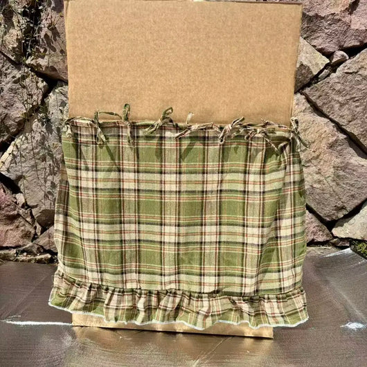 Handmade Farmhouse Oven Skirt Curtain
