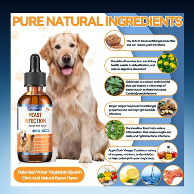 Dog Ear & Skin Relief Drops – Bacon Flavor, Itch & Allergy Relief