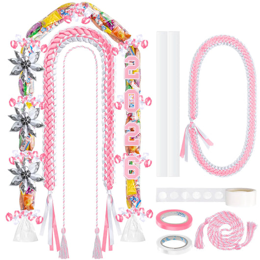 2026 Colorful Graduation Leis with Candy