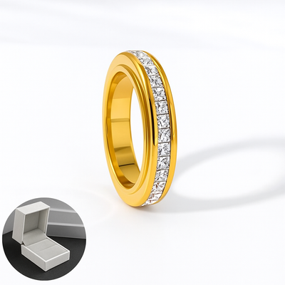 Titanium Steel Spinner Ring