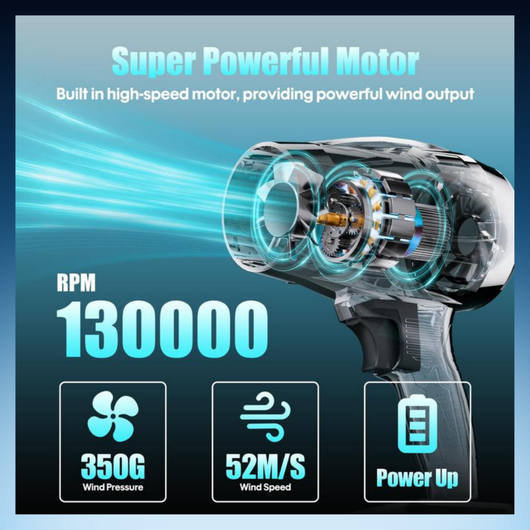 High-Speed Turbo Leaf Blower