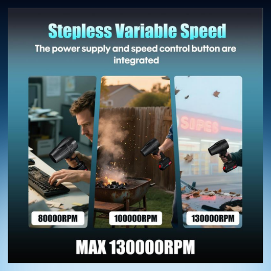 High-Speed Turbo Leaf Blower