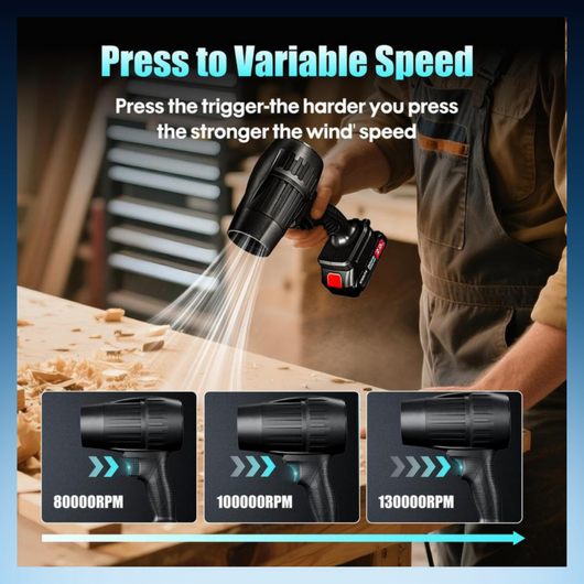 High-Speed Turbo Leaf Blower