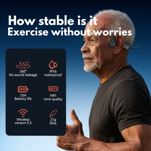 Bone Conduction Neckband Wireless Heaphones