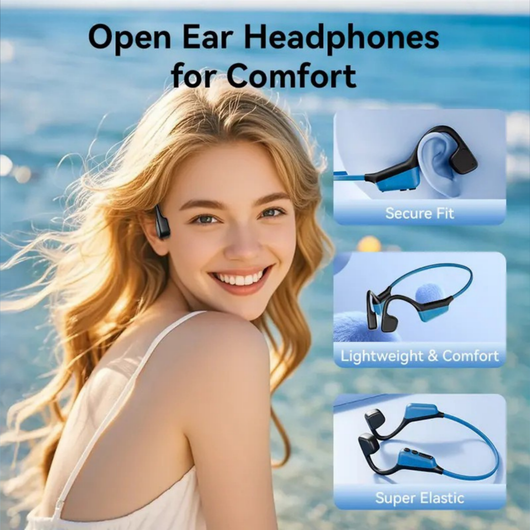 Bone Conduction Neckband Wireless Heaphones