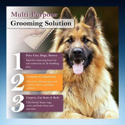 Wooden Steel Shedding Brush for Short and Long Hair Pets