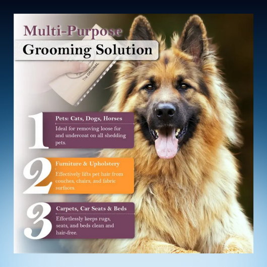 Wooden Steel Shedding Brush for Short and Long Hair Pets