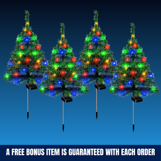 ClausHaus - Solar Christmas Yard Lights