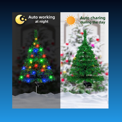 ClausHaus - Solar Christmas Yard Lights