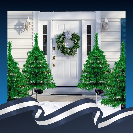 ClausHaus - Solar Christmas Yard Lights