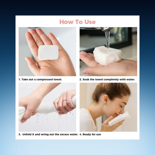 Disposable Compressed Towel Tablets