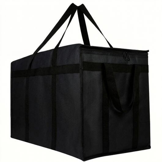 Foldable Oversized Red Cold & Heat-Resistant Insulated Bag