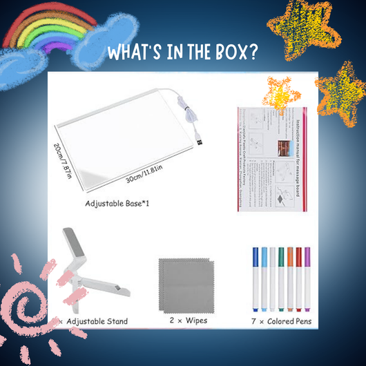 LED Drawing Board with Colors