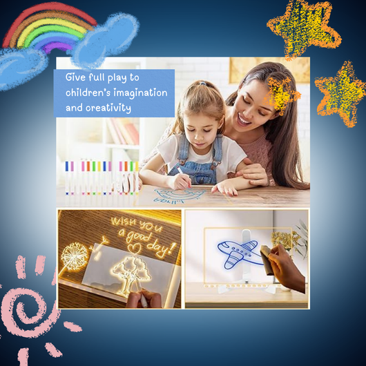 LED Drawing Board with Colors