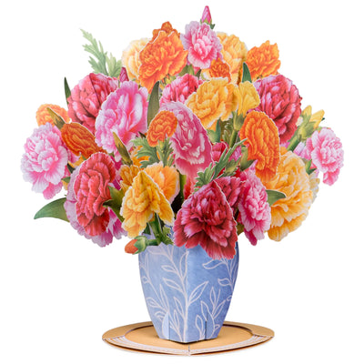 Mothers Day Gift Flower Bouquet Pop-Up Card