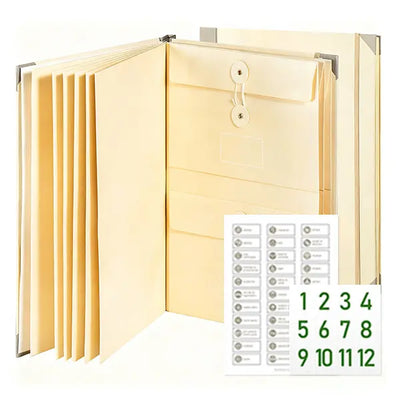 Accordion File Organizer Folder