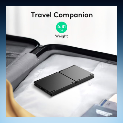 Foldable Bluetooth Keyboard with Touchpad