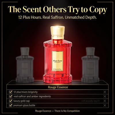 Men's Luxury Eau de Parfum Long-Lasting Saffron Amber and Woody Fragrance