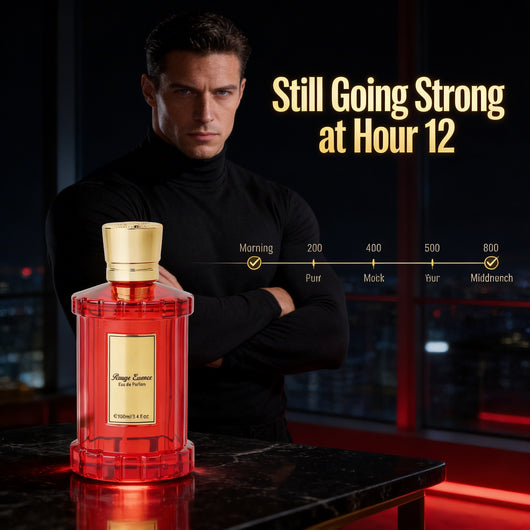 Men's Luxury Eau de Parfum Long-Lasting Saffron Amber and Woody Fragrance
