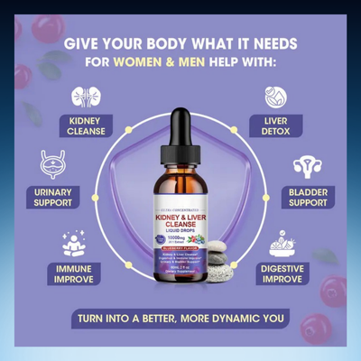 27 in 1 Kidney Cleanse Detox and Repair Drops