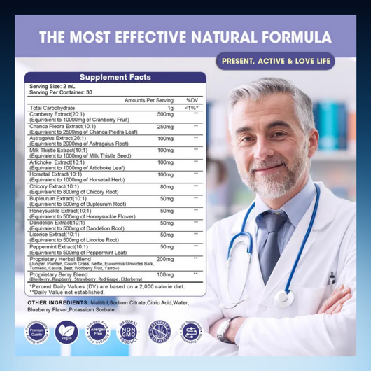 27 in 1 Kidney Cleanse Detox and Repair Drops