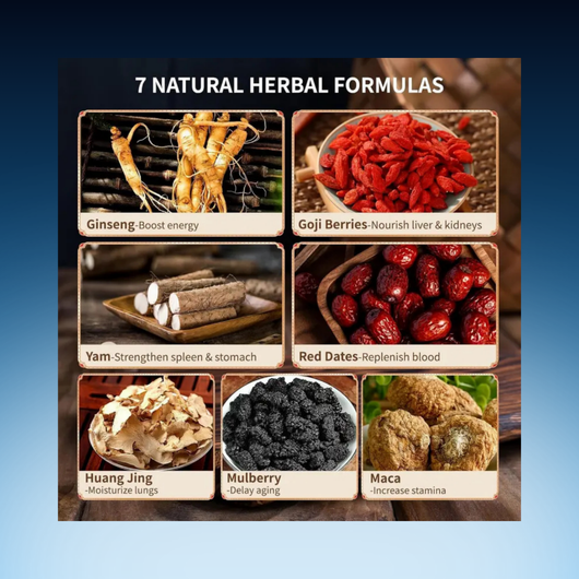 Kidney Tea Formula – Ginseng Five & Eight Treasure Herbal Tea