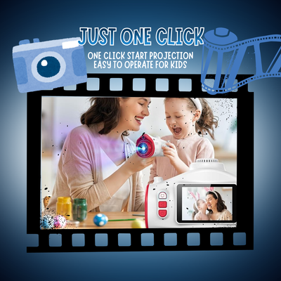 Camera for Kids with Projector