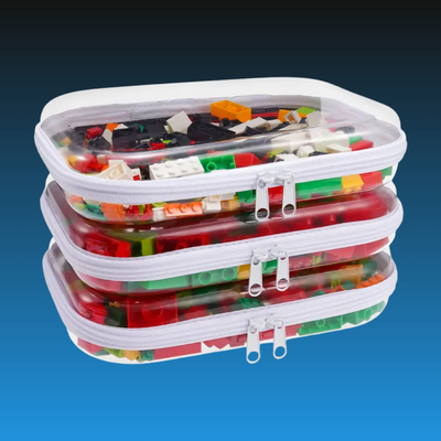 Transparent Hard-Shell Zipper Case