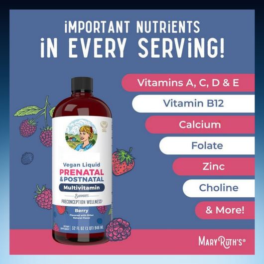 Vegan Liquid Prenatal & Postnatal Multivitamin Drops