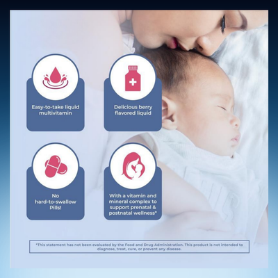Vegan Liquid Prenatal & Postnatal Multivitamin Drops