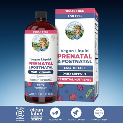 Vegan Liquid Prenatal & Postnatal Multivitamin Drops