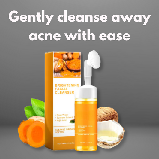 Brightening facial cleanser
