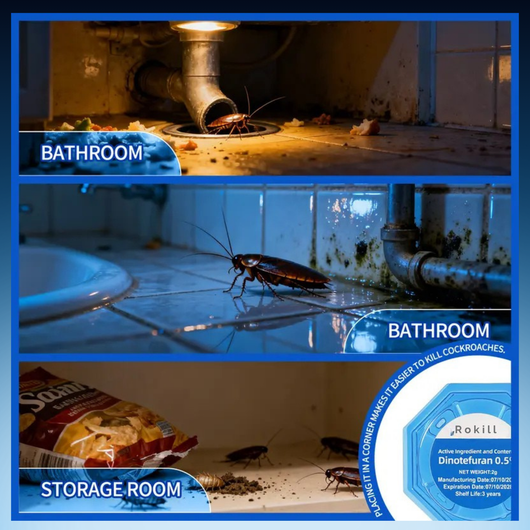 Insecticidal Roach Bait for Kitchen & Indoor Use