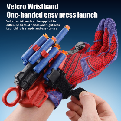 Spider Web Shooter Wrist Launcher Glove Set