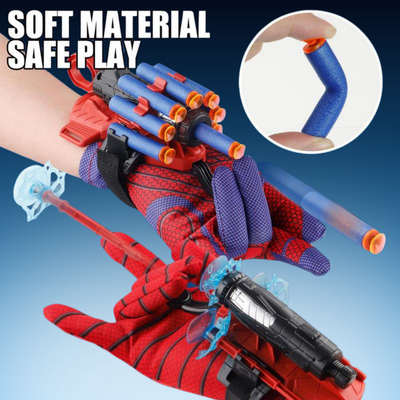 Spider Web Shooter Wrist Launcher Glove Set