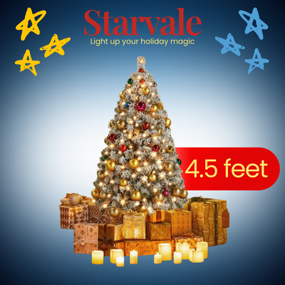 Starvale – SnowFlock Pre-Lit Christmas Tree
