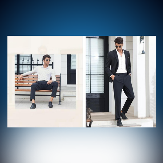 Stretch Slim Fit Dress Shirt - Wrinkle Free & Breathable