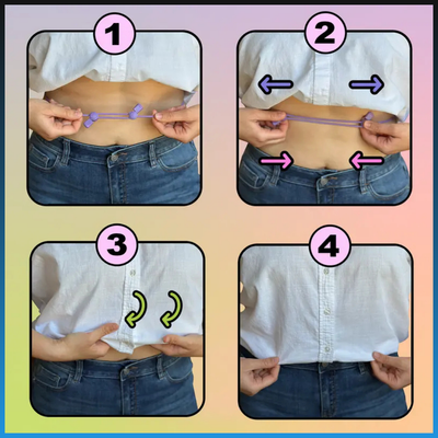 Lightweight Adjustable Band for Crop Tops